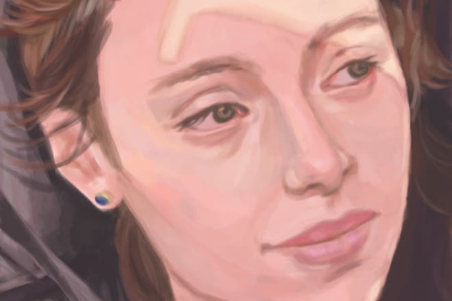 I will digitally paint a portrait from a reference of your choosing