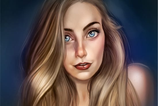 I will digitally paint portraits and caricatures
