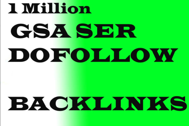 I will do 1 million ultimate SEO service powerful backlinks