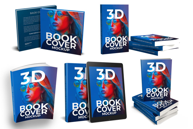 I will do 3d book cover mockup