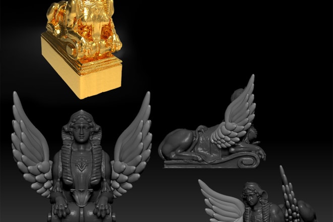 I will do 3d character modeling, product design, stl, obj files