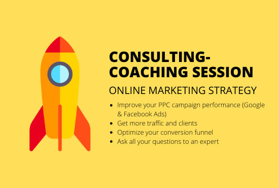 I will do a coaching consulting session for your marketing strategy