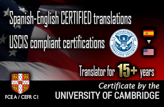 I will do a spanish to english certified legal translation