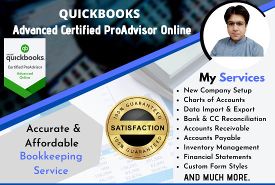 I will do accounting and bookkeeping in quickbooks online and excel