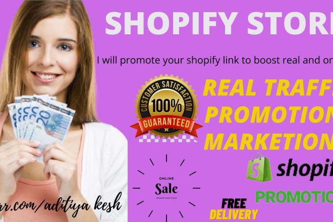 I will do affiliate marketing, amazon store, teespring, etsy shop promotion