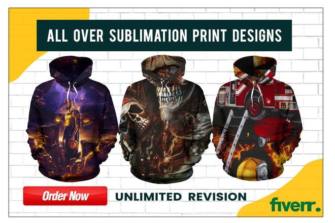I will do all over print sublimation hoodie, sweatshirt design for printful and pod