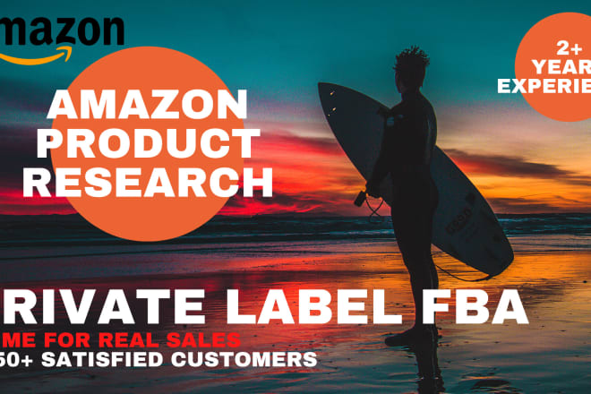 I will do amazon product research for fba private label bonus