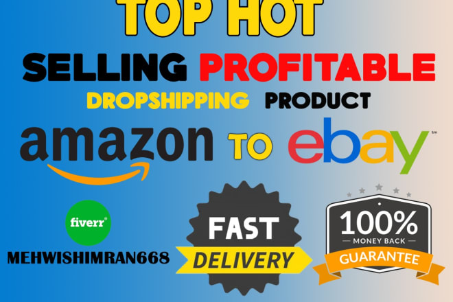 I will do amazon to ebay dropshipping product listing