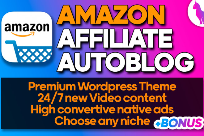 I will do autopilot amazon affiliate website for making money