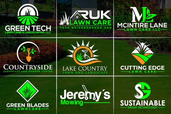 I will do best agriculture lawn care environmental landscape logo