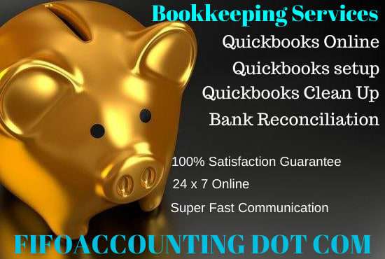 I will do bookkeeping in quickbooks online and be your accountant