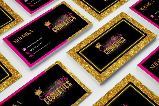 I will do boutique,eyelashes,beauty salon,nails,hair logo,business card,thank you card