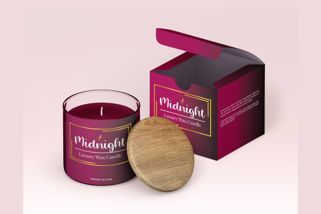 I will do candle label and product label design