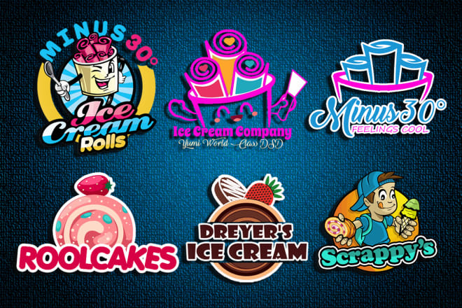 I will do candy, chocolate, sweet, bakery,ice cream or food logo