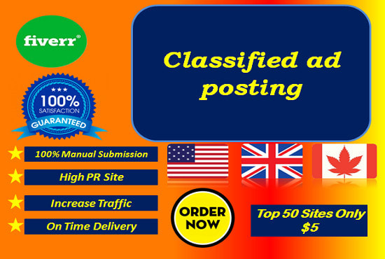 I will do classified ad posting on top sites