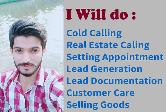 I will do cold calling and set b2b, b2c appointments for you