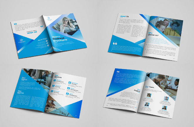 I will do company profile, business proposal and brochure design