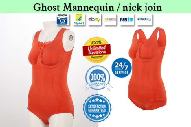 I will do create ghost mannequin neck joint
