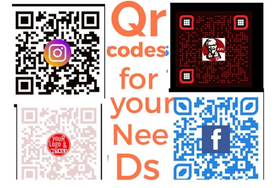 I will do create professional qr codes with logo qr code customize