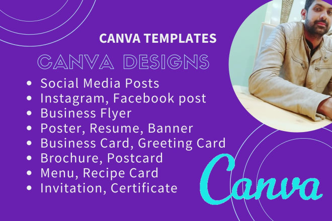 I will do custom editable canva template design pdf, worksheet, planner, menu, ebook