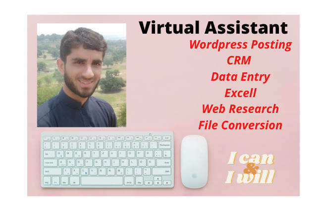 I will do data entry work, excellent typing job and copy paste work