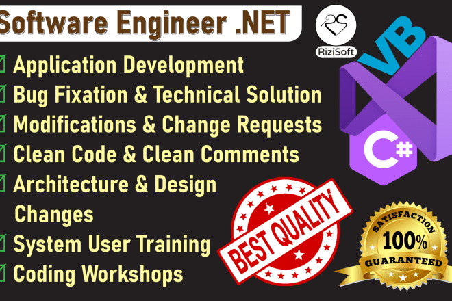 I will do desktop software development using net