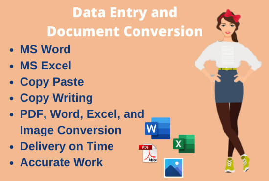 I will do document conversion word to pdf