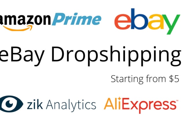 I will do ebay dropshipping product research via zik analytics and listings