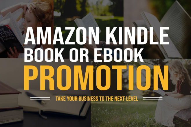 I will do ebook promotion, etsy promotion, amazon kindle book marketing