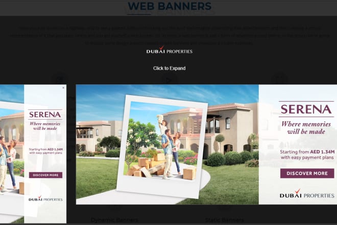 I will do expandable banners ads