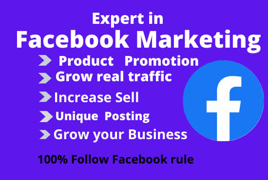 I will do facebook marketing and promote your business