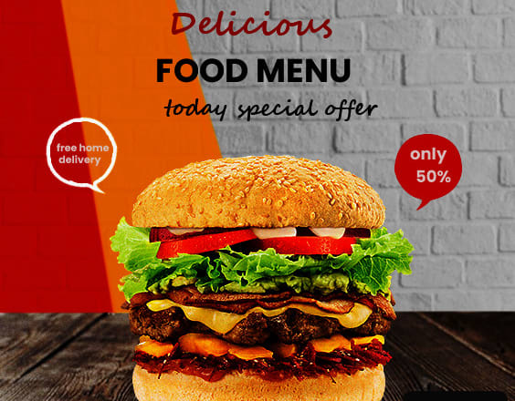 I will do fast food flyer design creation