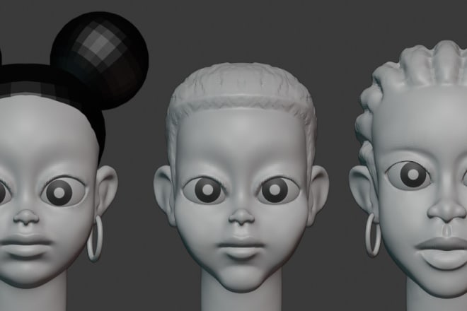 I will do head sculpting for your character