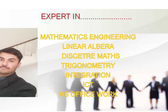 I will do help you in engineering mathematic, calculus