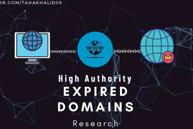 I will do high authority expired domain research