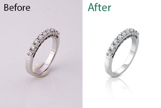 I will do high end jewelry retouching best quality professionally