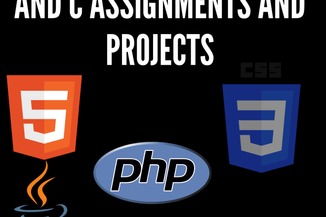 I will do html css php csharp c mysql database errors assignments projects