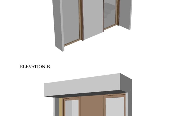 I will do joinery drawings, sections, elevations etc