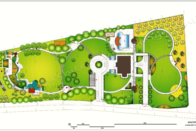 I will do landscape and garden design drawings for your contractor