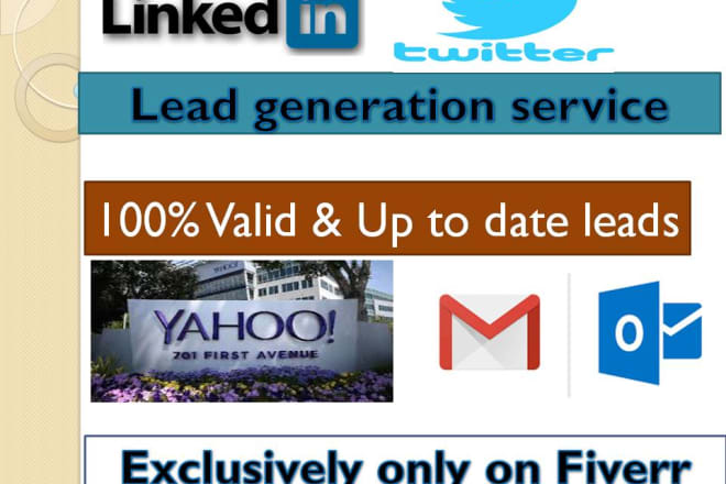 I will do lead generation and data entry