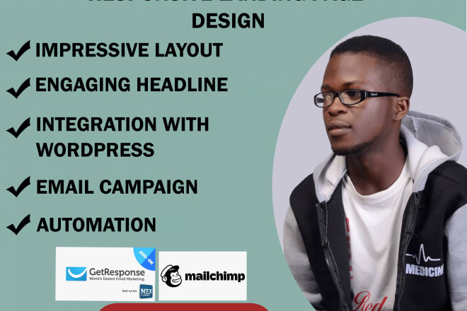 I will do mailchimp email marketing, landing page and autoresponder