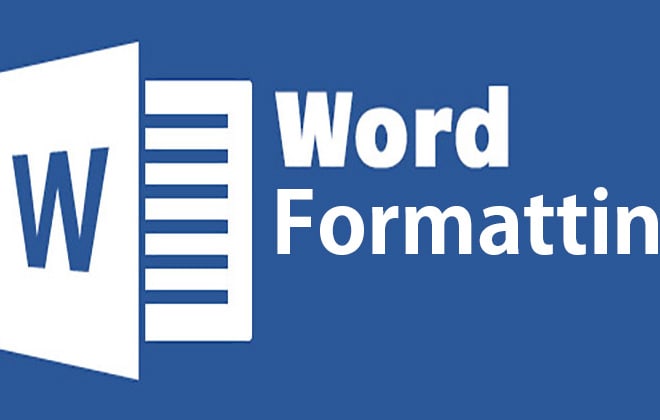 I will do microsoft word document formatting