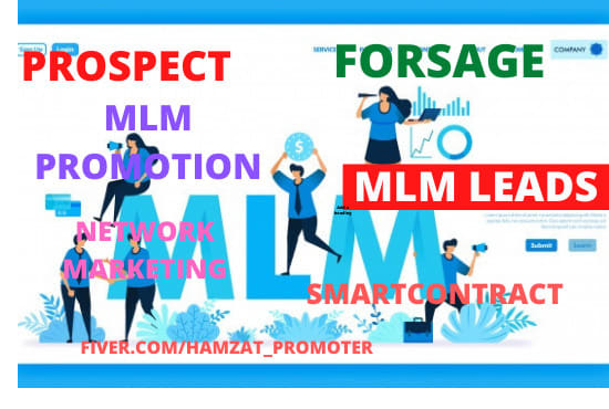 I will do MLM promotion, MLM traffic, opportunity seeker,forsage, MLM marketing