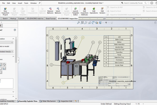 I will do modeling and technical documentation