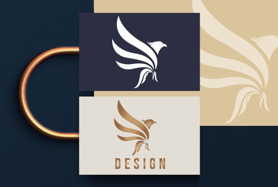 I will do modern luxury minimalist business logo design for brands