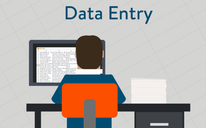 I will do offline and online data entry for you