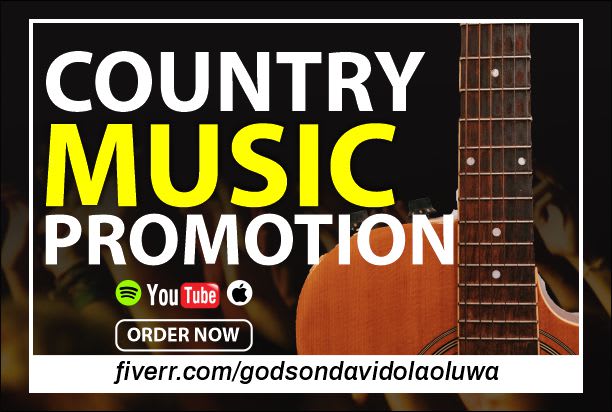 I will do organic country music promotion