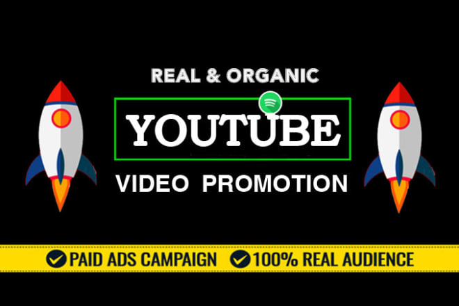 I will do organic youtube video promotion and make it go viral