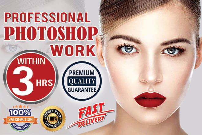 I will do photoshop editing and retouching