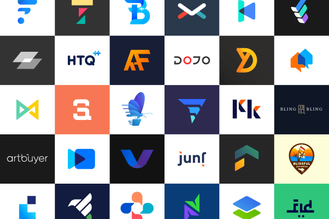 I will do pictorial icon monogram modern logo and brand for you